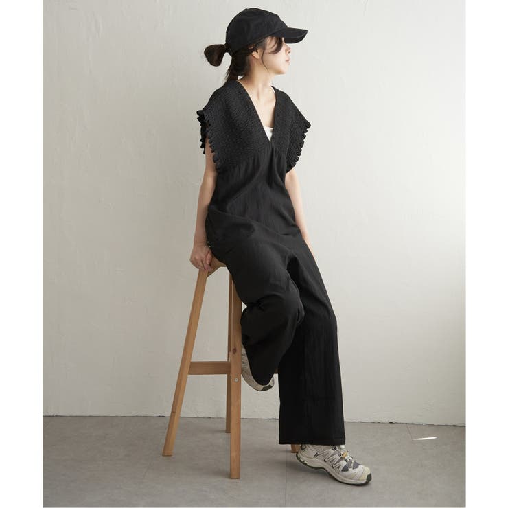 シャーリングオールインワン | VENCE share style【WOMEN】 | 詳細画像4 