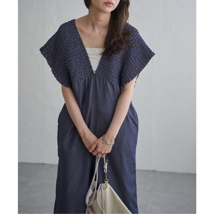 デニムシャーリングオールインワン | VENCE share style【WOMEN】 | 詳細画像12 