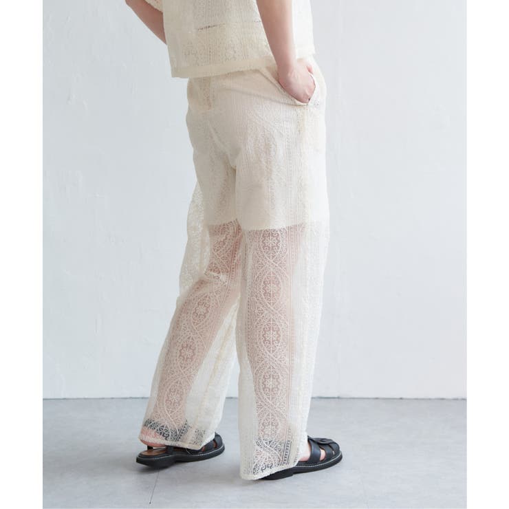 レースイージーパンツ | VENCE share style【WOMEN】 | 詳細画像12 
