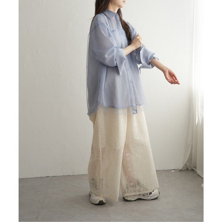 【VENCE by yuki 】刺繍レースワイドパンツ | VENCE share style【WOMEN】 | 詳細画像16 