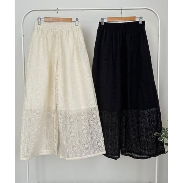 【VENCE by yuki 】刺繍レースワイドパンツ | VENCE share style【WOMEN】 | 詳細画像23 
