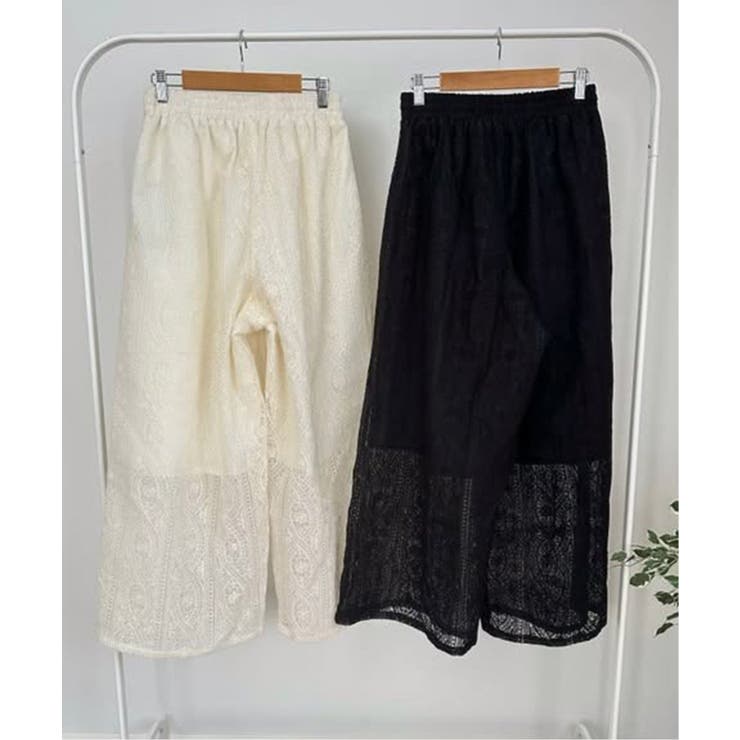 【VENCE by yuki 】刺繍レースワイドパンツ | VENCE share style【WOMEN】 | 詳細画像24 