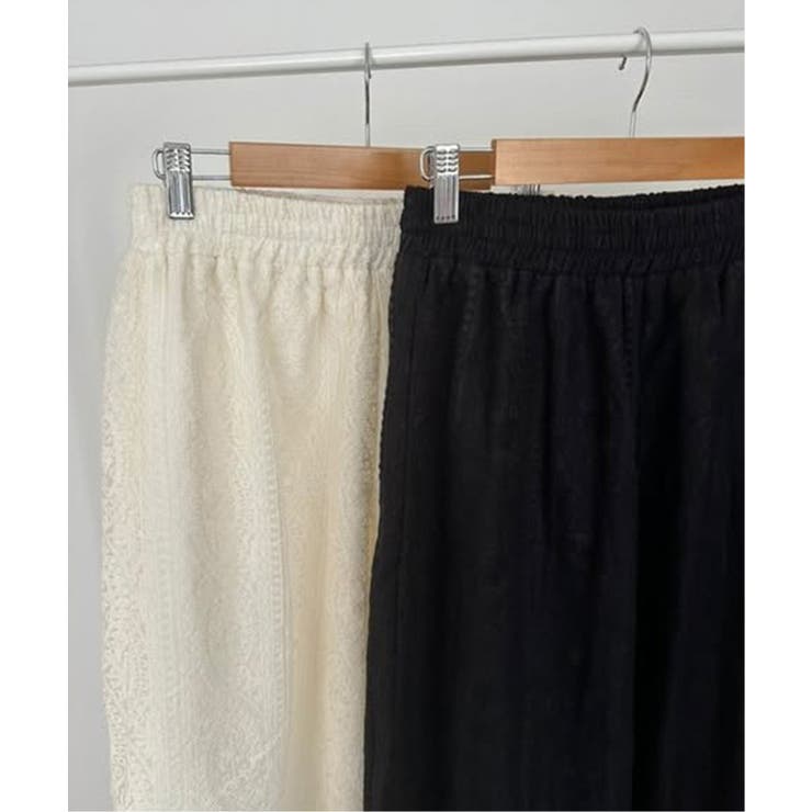 【VENCE by yuki 】刺繍レースワイドパンツ | VENCE share style【WOMEN】 | 詳細画像25 