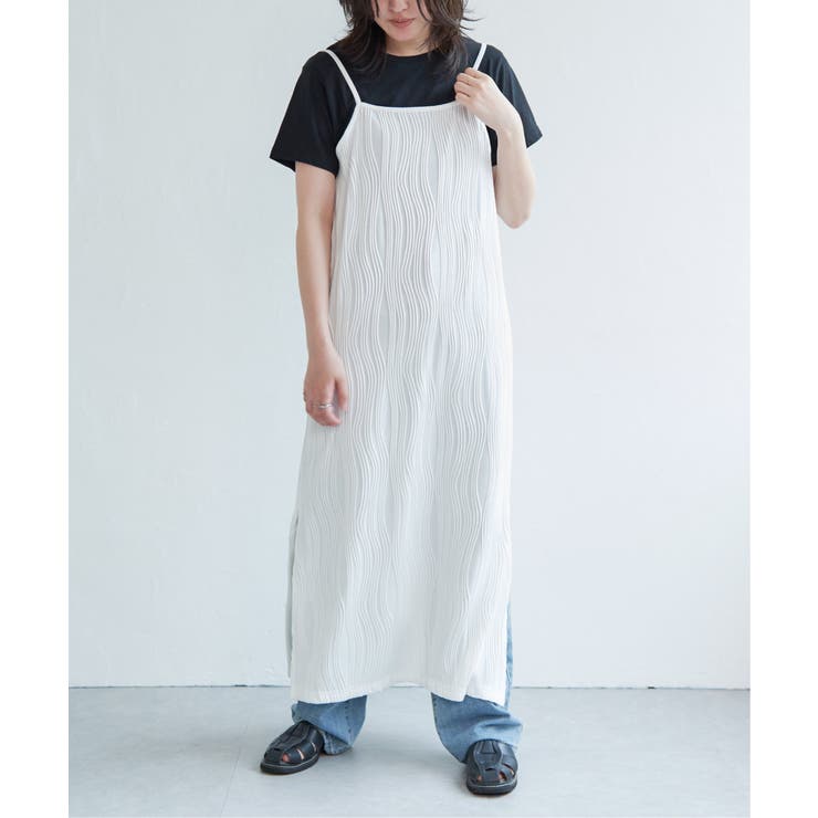 ウェーブパイピングキャミワンピース | VENCE share style【WOMEN】 | 詳細画像7 