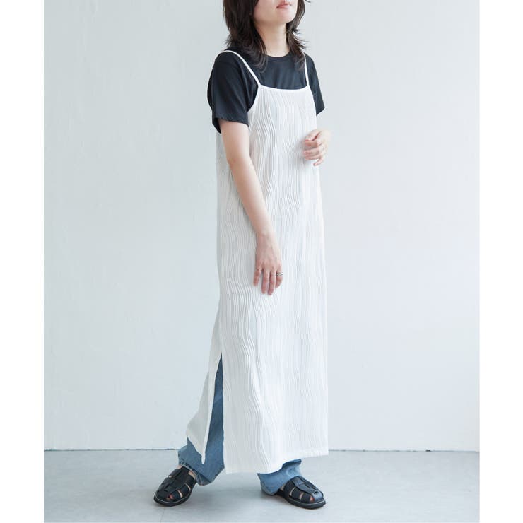 ウェーブパイピングキャミワンピース | VENCE share style【WOMEN】 | 詳細画像6 
