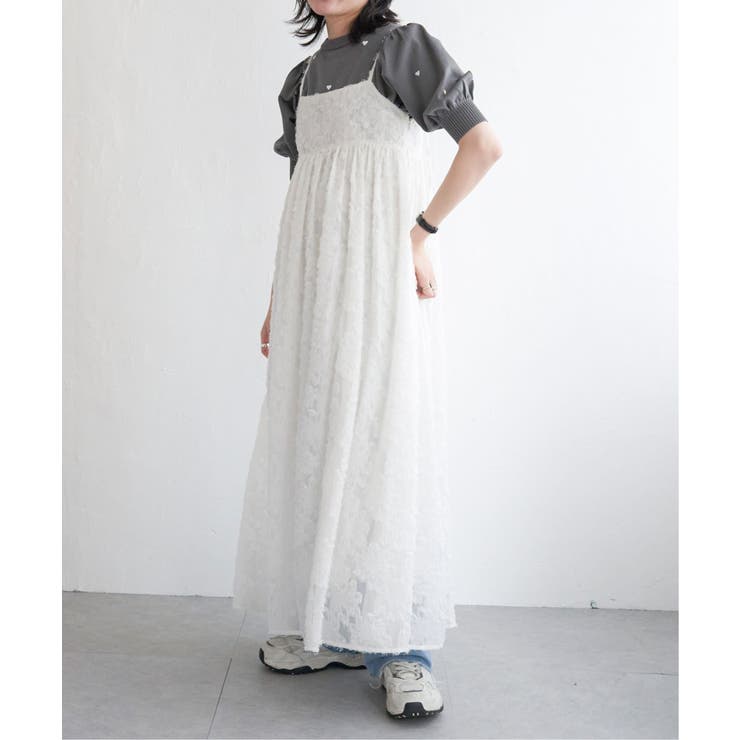 フリンジジャガードキャミワンピース | VENCE share style【WOMEN】 | 詳細画像10