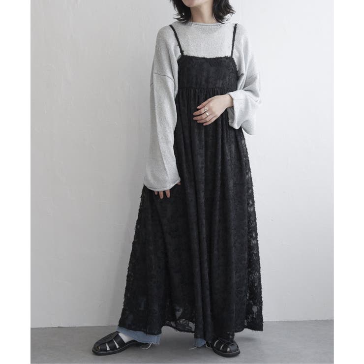 フリンジジャガードキャミワンピース | VENCE share style【WOMEN】 | 詳細画像16