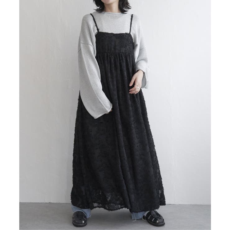 【極美品】Rene♡ジャガード　ワンピース♡ フリンジジャガードキャミワンピース[品番：IKAW0020259]｜VENCE
