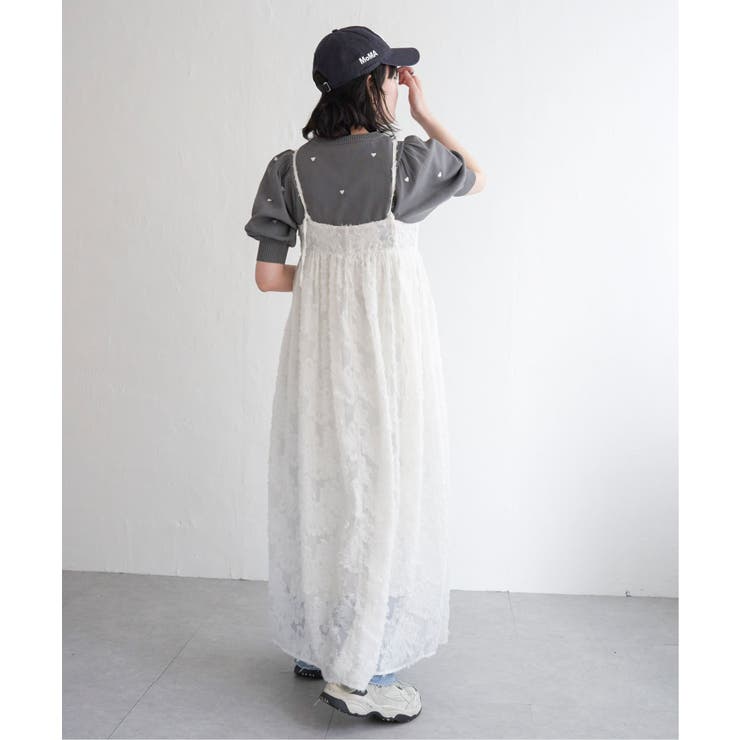 フリンジジャガードキャミワンピース | VENCE share style【WOMEN】 | 詳細画像2