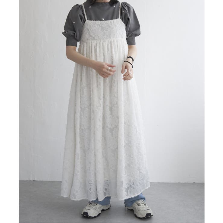 フリンジジャガードキャミワンピース | VENCE share style【WOMEN】 | 詳細画像4