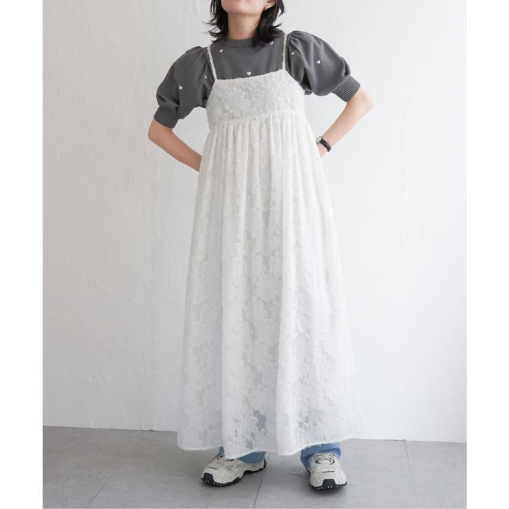 フリンジジャガードキャミワンピース | VENCE share style【WOMEN】 | 詳細画像5