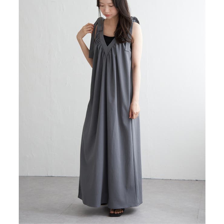 BADGLEY MISCHKA クレープ ワンピース リボン付き BADGLEY MISCHKA クレープ ワンピース リボン付き | THE OUTNET