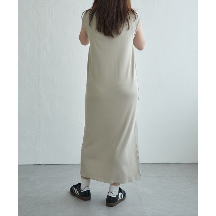テレコヘンリーネックワンピース | VENCE share style【WOMEN】 | 詳細画像8 