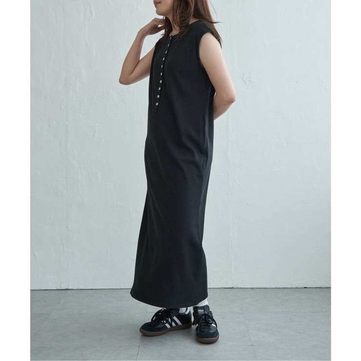 テレコヘンリーネックワンピース | VENCE share style【WOMEN】 | 詳細画像3 