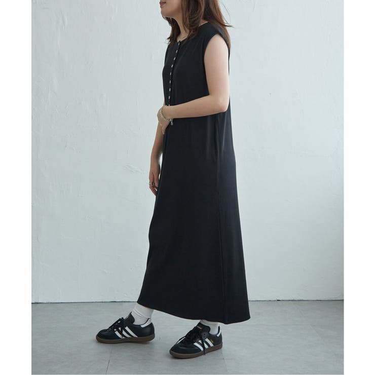 テレコヘンリーネックワンピース | VENCE share style【WOMEN】 | 詳細画像4 