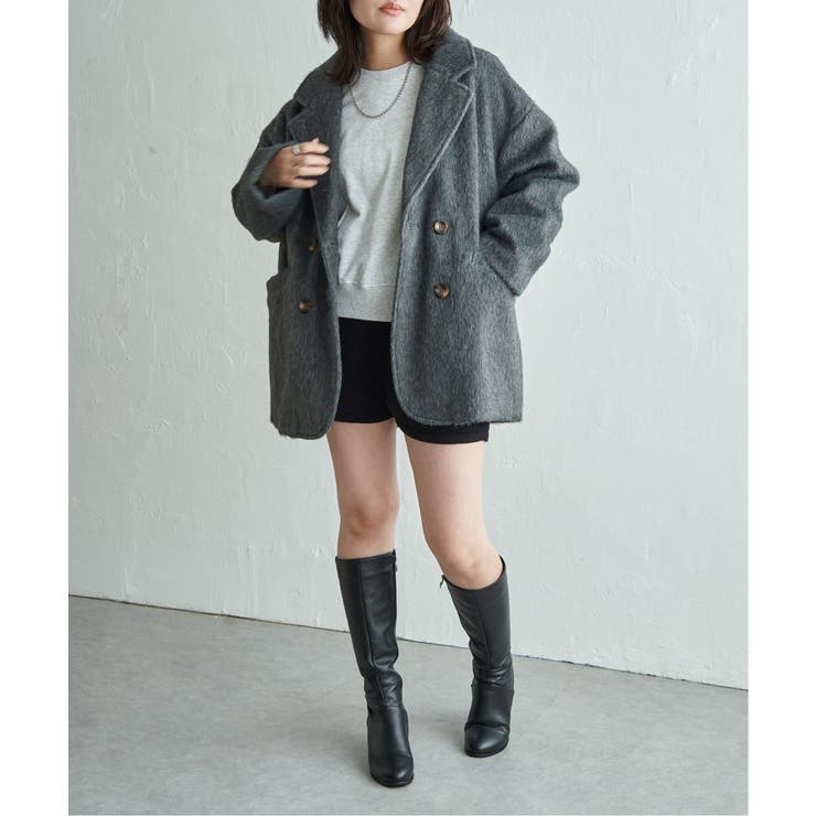 シャギーテーラージャケット | VENCE share style【WOMEN】 | 詳細画像17 