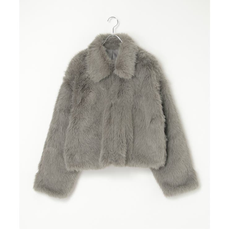 フェイクファーショートコート | VENCE share style【WOMEN】 | 詳細画像29 