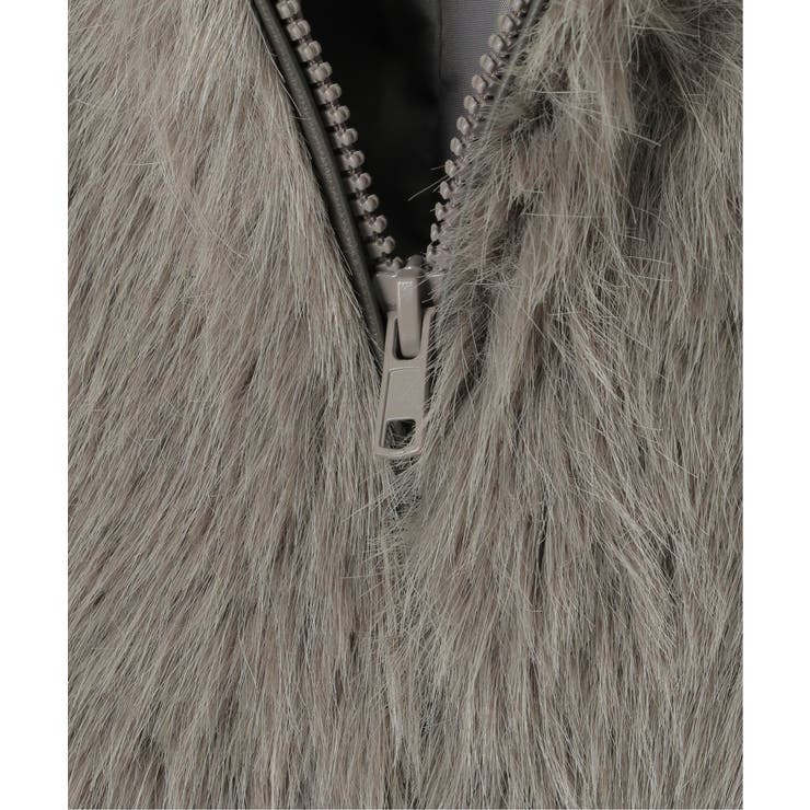 フェイクファーショートコート | VENCE share style【WOMEN】 | 詳細画像36 