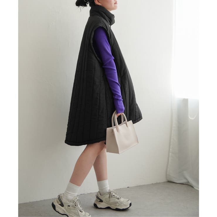 袖取り外し縦キルト中綿コート | VENCE share style【WOMEN】 | 詳細画像6 