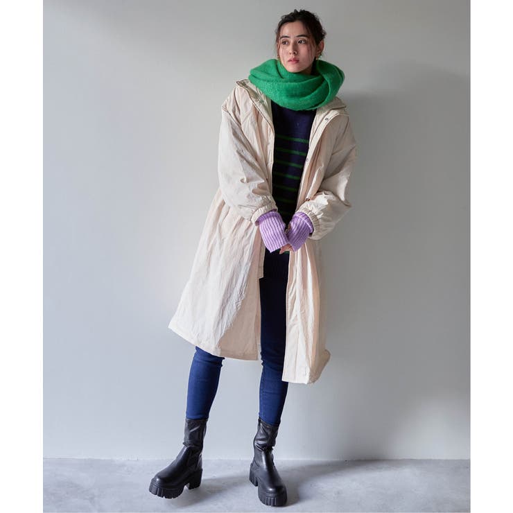 中綿ロングコート[品番：IKAW0017686]｜VENCE share style【WOMEN