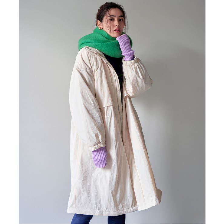 中綿ロングコート[品番：IKAW0017686]｜VENCE share style【WOMEN