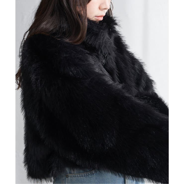 フェイクファーショート丈ブルゾン | VENCE share style【WOMEN】 | 詳細画像8 