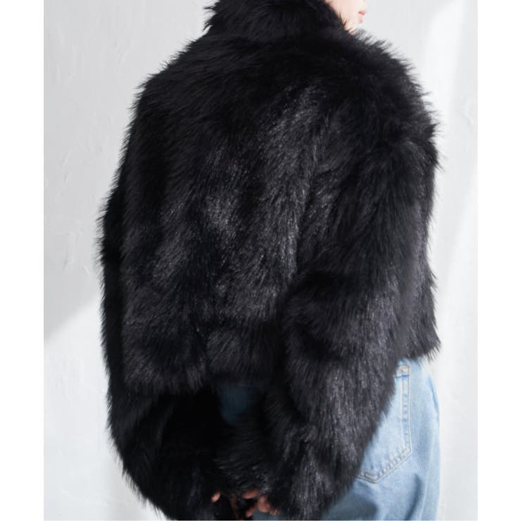 フェイクファーショート丈ブルゾン | VENCE share style【WOMEN】 | 詳細画像9 