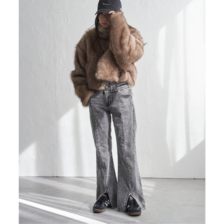 フェイクファーショート丈ブルゾン | VENCE share style【WOMEN】 | 詳細画像14 