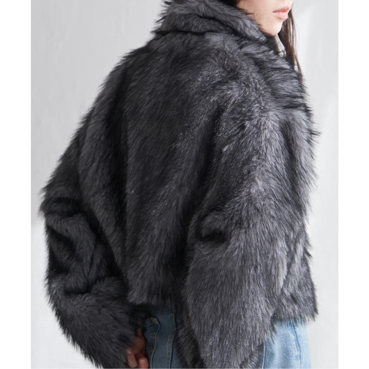 フェイクファーショート丈ブルゾン | VENCE share style【WOMEN】 | 詳細画像24 