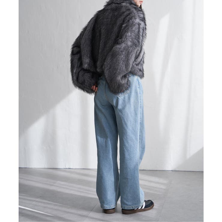 フェイクファーショート丈ブルゾン | VENCE share style【WOMEN】 | 詳細画像26 