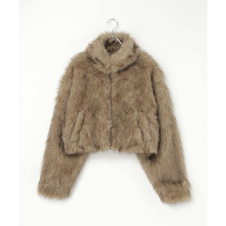 フェイクファーショート丈ブルゾン | VENCE share style【WOMEN】 | 詳細画像28 