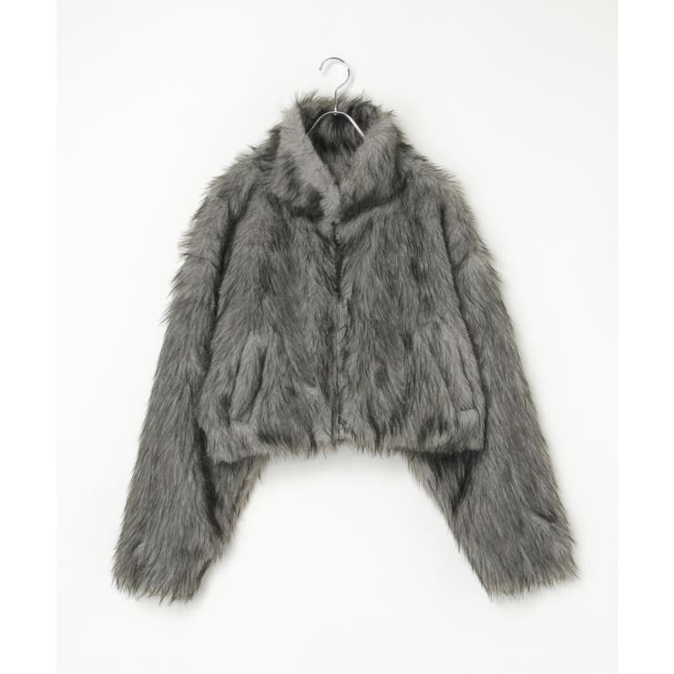 フェイクファーショート丈ブルゾン | VENCE share style【WOMEN】 | 詳細画像31 