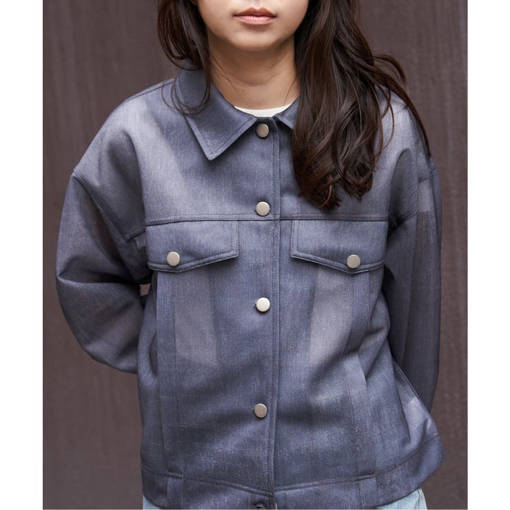 シアーダンボールデニムプリントGジャン | VENCE share style【WOMEN】 | 詳細画像11 