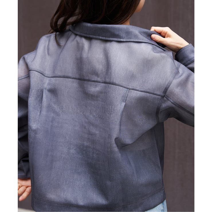 シアーダンボールデニムプリントGジャン | VENCE share style【WOMEN】 | 詳細画像13 