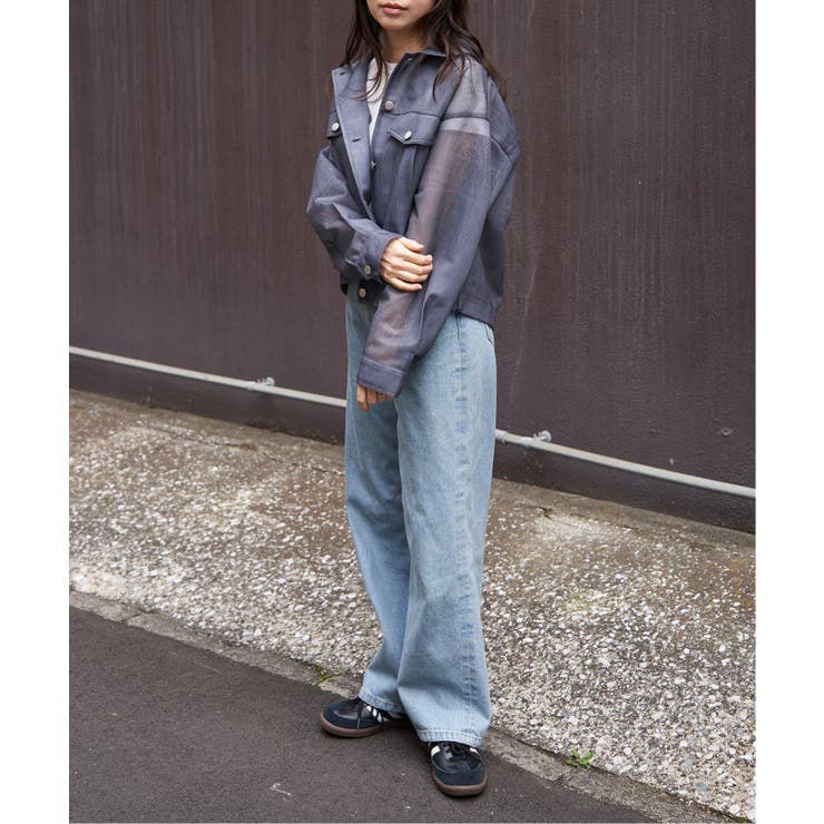 シアーダンボールデニムプリントGジャン | VENCE share style【WOMEN】 | 詳細画像14 