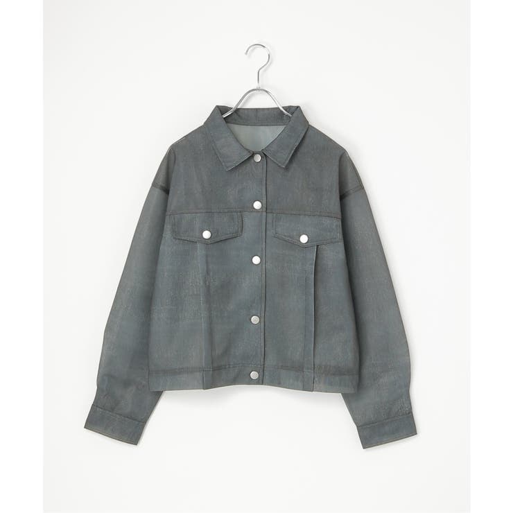 シアーダンボールデニムプリントGジャン | VENCE share style【WOMEN】 | 詳細画像18 