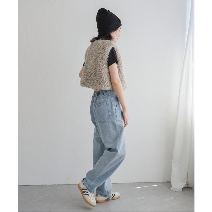 プードルファーショートベスト | VENCE share style【WOMEN】 | 詳細画像17 