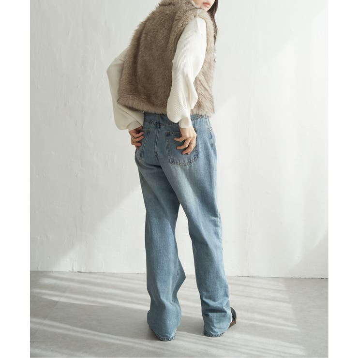 フェイクファーショート丈ジレ | VENCE share style【WOMEN】 | 詳細画像10 