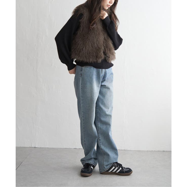 フェイクファーショート丈ジレ | VENCE share style【WOMEN】 | 詳細画像14 