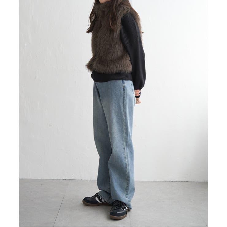 フェイクファーショート丈ジレ | VENCE share style【WOMEN】 | 詳細画像15 