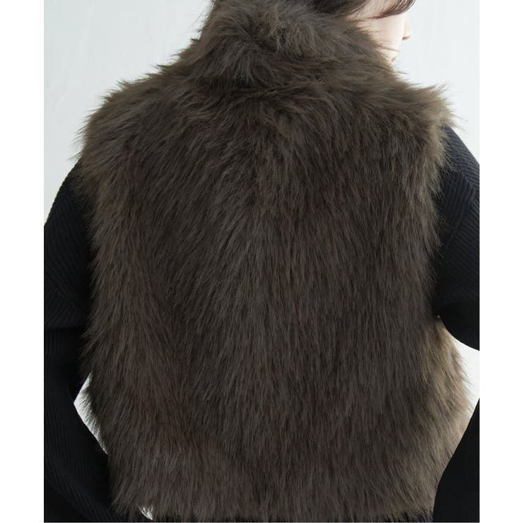 フェイクファーショート丈ジレ | VENCE share style【WOMEN】 | 詳細画像17 