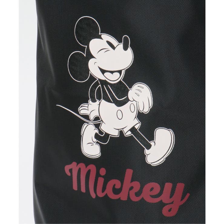 SNACK・8.375サイズ・ブラック・ミッキー ミッキーマウスナップサック[品番：IKAW0014367]｜VENCE share style