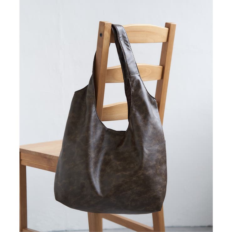 ヴィンテージ合皮ラウンドトートバッグ | VENCE share style【WOMEN】 | 詳細画像6 