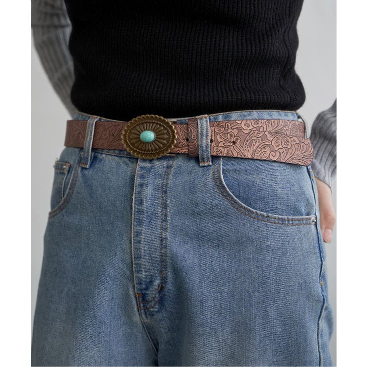 ターコイズフウウエスタンベルト | VENCE share style【WOMEN】 | 詳細画像1 