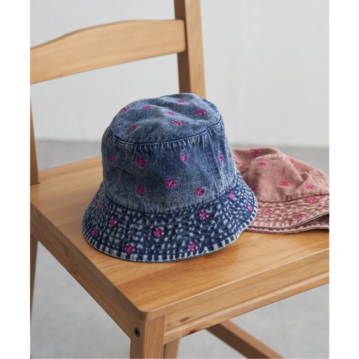 ネイビーブルー | バタフライデニムハット | VENCE share style【WOMEN】