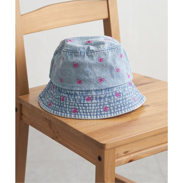 サックスブルー | バタフライデニムハット | VENCE share style【WOMEN】