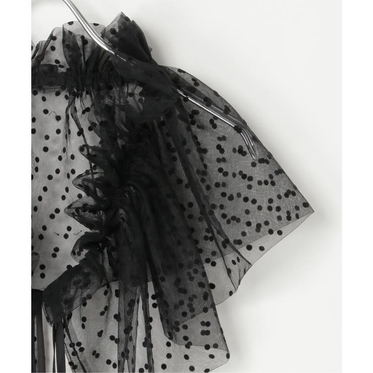 ダブルチュールフリル付け襟 | VENCE share style【WOMEN】 | 詳細画像3 