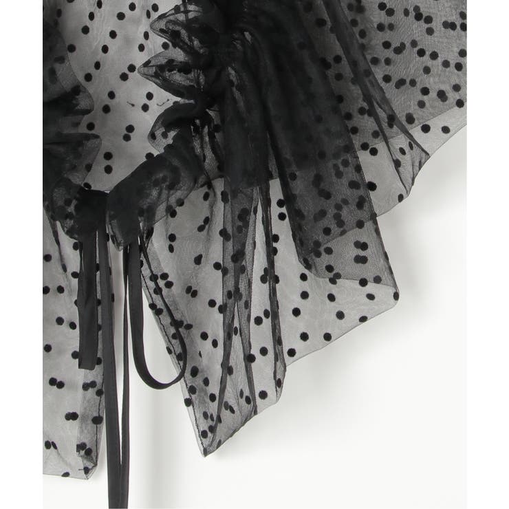 ダブルチュールフリル付け襟 | VENCE share style【WOMEN】 | 詳細画像4 