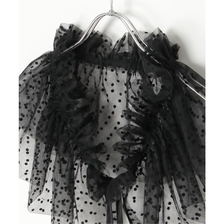 ダブルチュールフリル付け襟 | VENCE share style【WOMEN】 | 詳細画像5 