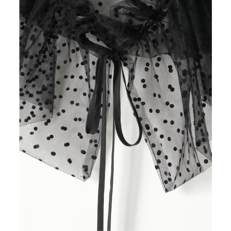 ダブルチュールフリル付け襟 | VENCE share style【WOMEN】 | 詳細画像6 